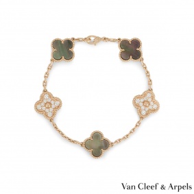 Van Cleef & Arpels Rose Gold Vintage Alhambra Bracelet VCARP2R100